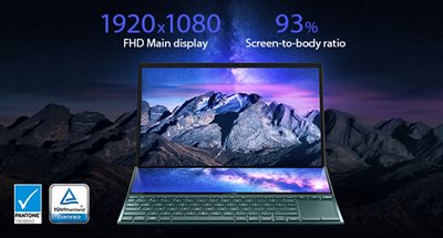 Notebook Asus ZenBook Duo UX482 i7-1195G7 512GB 8GB Touch — ZonaTecno