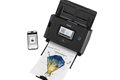 slide 1 of 10, zoom in, new imageformula dr-s350nw desktop scanner