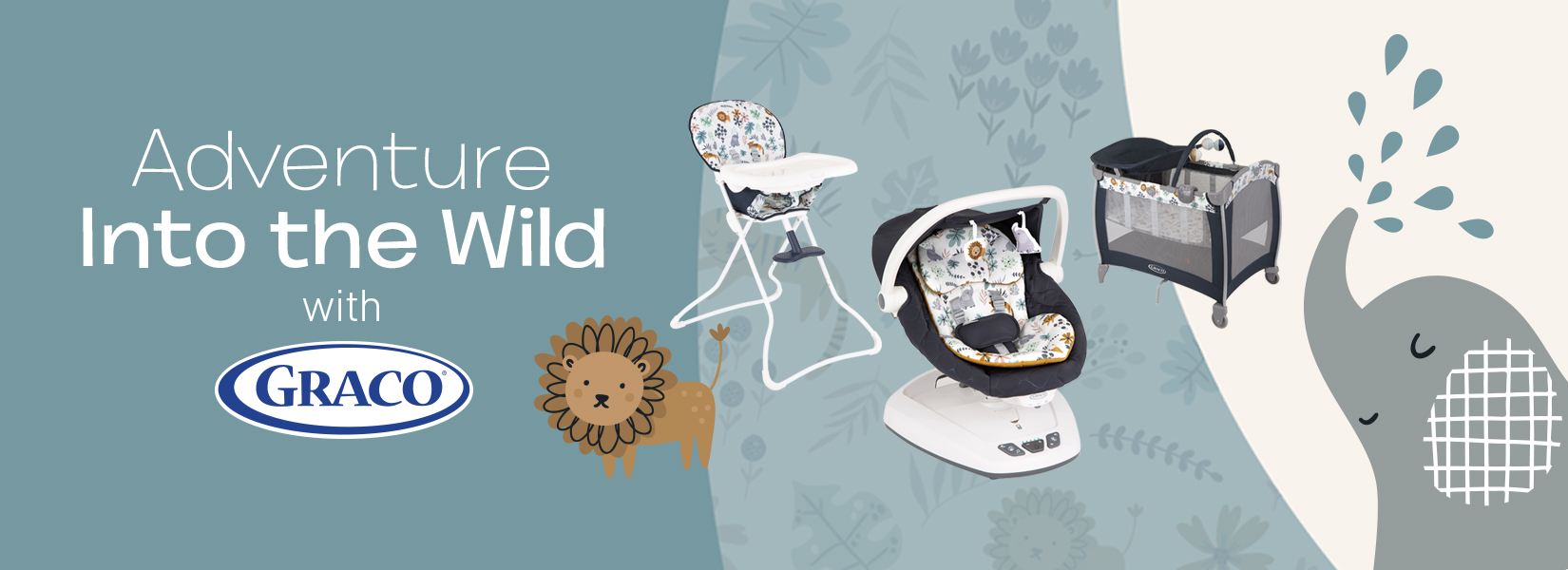 Graco baby delight swing wild sales day out