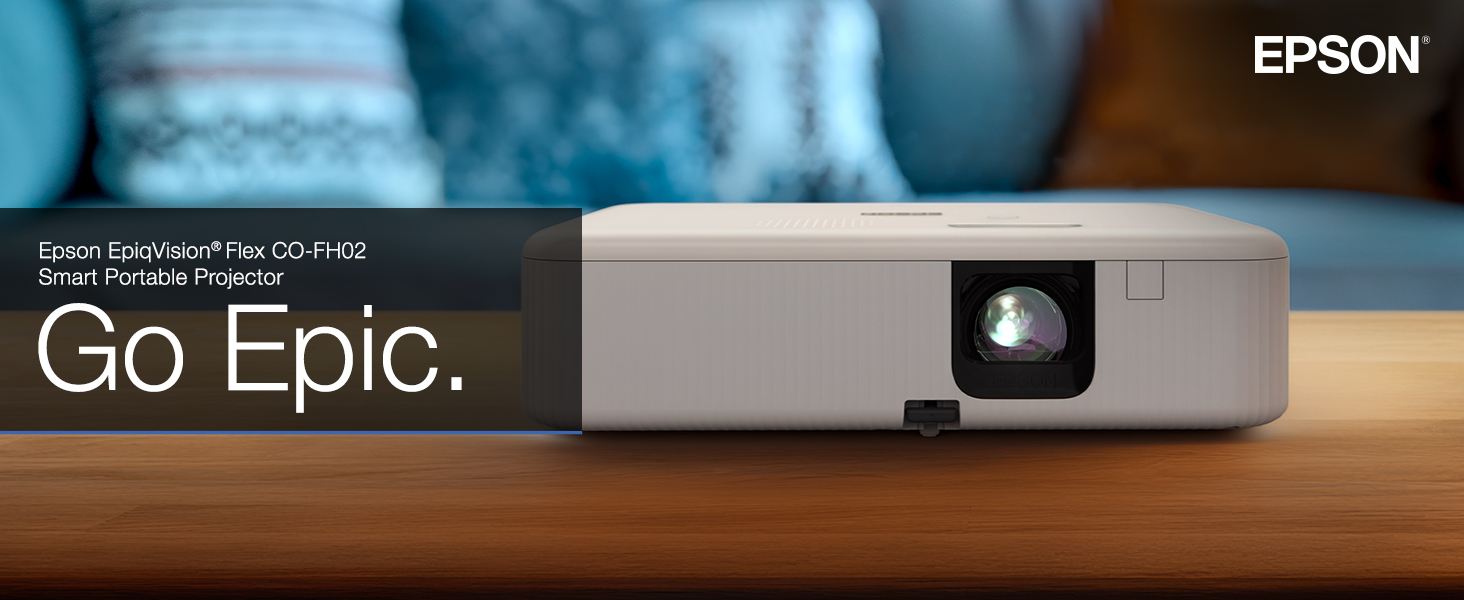 EpiqVision® Flex CO-FH02 Full HD 1080p Smart Portable Projector