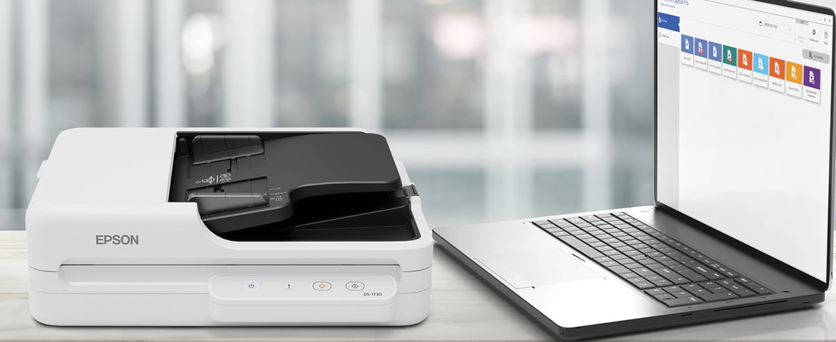Epson DS-1730 Flatbed Color Duplex Document Scanner with Auto