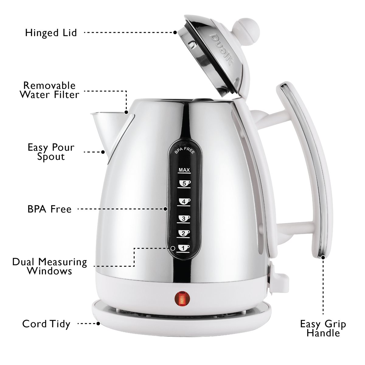 Dualit cordless clearance kettle