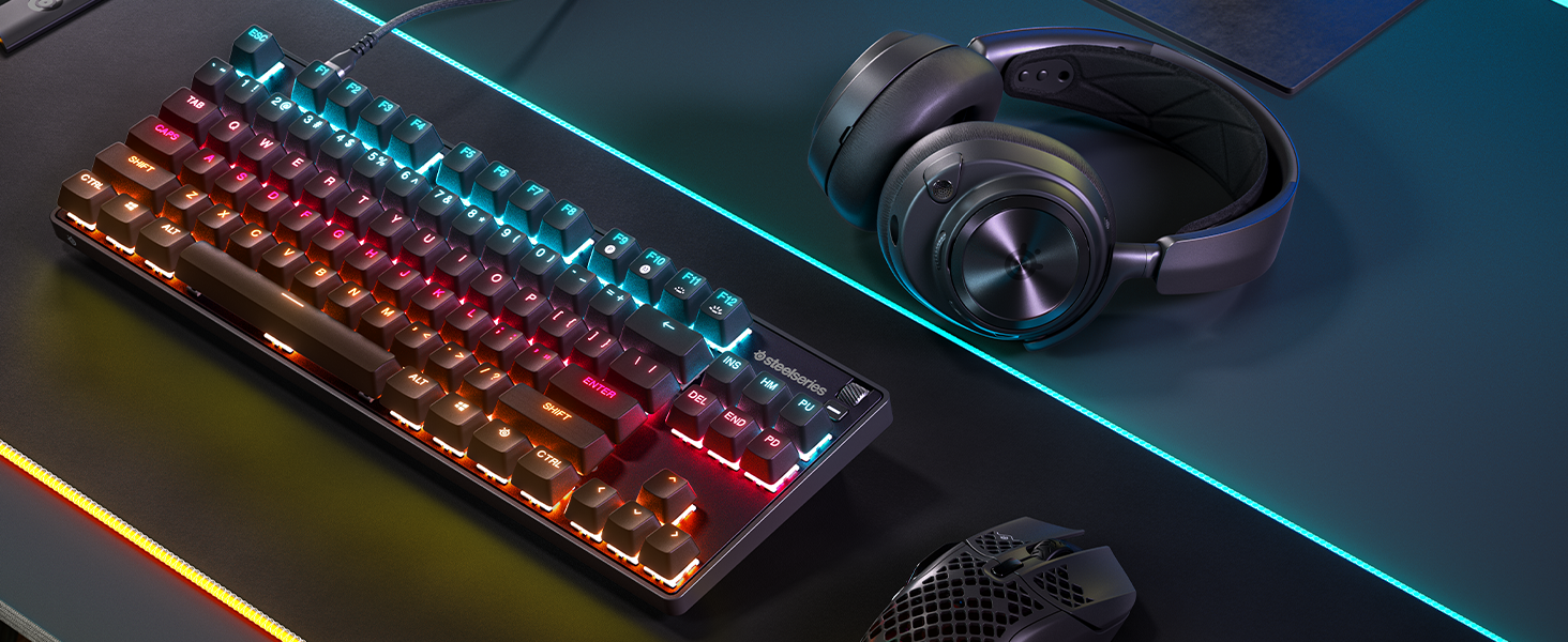 SteelSeries Apex 9 Mini 60% Wired Hotswappable RGB Backlit Mechanical  Keyboard - Optipoint Switches - Micro Center