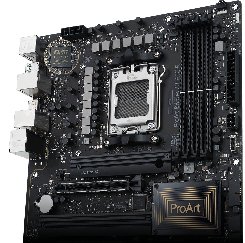 Open Box: ASUS ProArt B650-CREATOR AMD B650 AM5 Ryzen™ Desktop