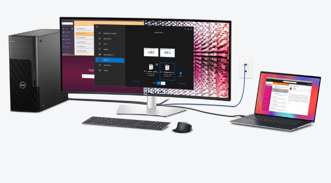 Dellデジタル ハイエンド シリーズ40インチ曲面Thunderbolt™ハブ