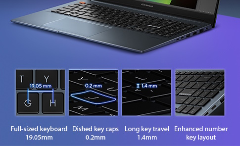 ASUS VivoBook Pro 16 Laptop, 16” Display, Intel Core i9-13900H CPU
