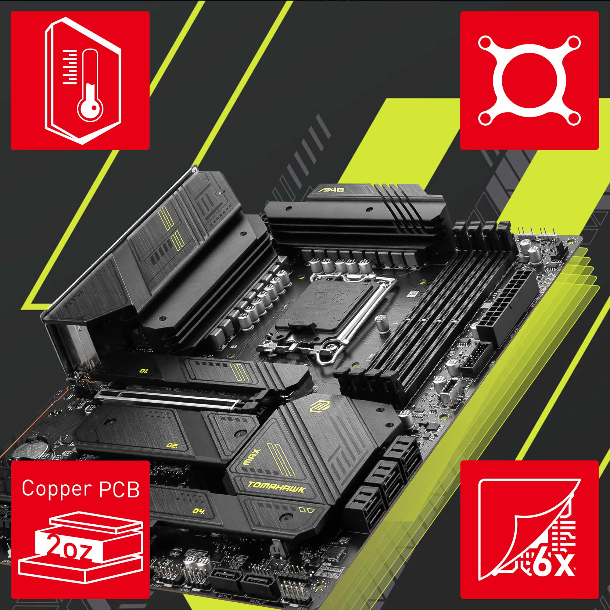 MSI MAG Z790 TOMAHAWK MAX WIFI Motherboard ATX LGA1700 Socket