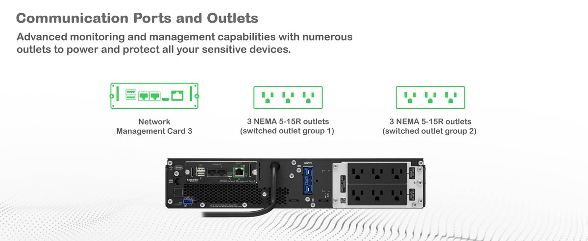 APC Smart-UPS Ultra SRT1000RMXLA-NC-NC in a tower with an employee in server room
