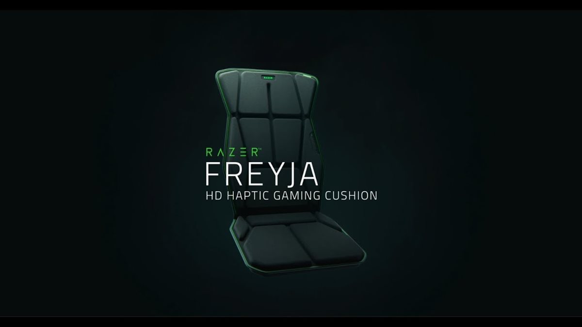 Razer Freyja Sensa HD Haptic Gaming Chair Cushion with Nylon