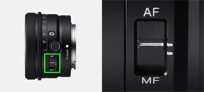 Easy manual focus/autofocus switching