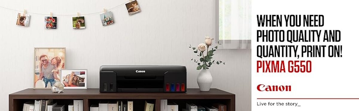 WHEN YOU NEED PHOTO QUALITY AND QUANTITY, PRINT ON! PIXMA G550.