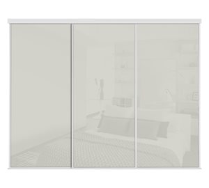 Arctic white online sliding wardrobe doors