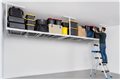 slide 1 of 6, zoom in, saferacks overhead storage platform
