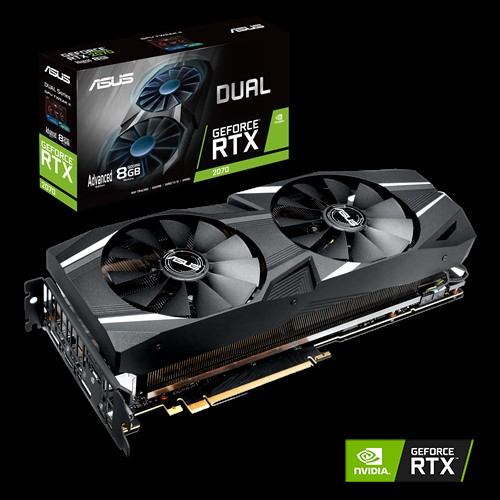 ASUS Dual GeForce RTX 2070 8GB GDDR6 PCI 3.0 Video Card DUAL-RTX2070-A8G GPUs / Video Graphics Cards - Newegg.com