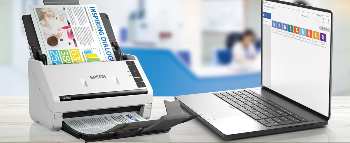 Epson DS-530X High-Speed Desktop Document Scanner | Products