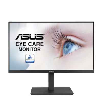 ASUS VA24EQSB Eye Care Monitor - 23,8 Zoll, Full HD, IPS, rahmenlos, 75 Hz, Adaptive-Sync, Blaulichtfilter, Flicker-Free, ergonomisches Design, wandmontierbar