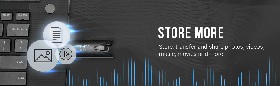 PNY Elite USB 3.2 Flash Drive - Store more
