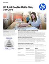 HP 4-mil Double Matte Film Data Sheet