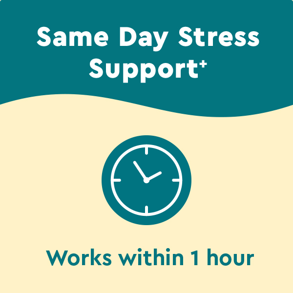 Same Day Stress Support. Works within 1 hour