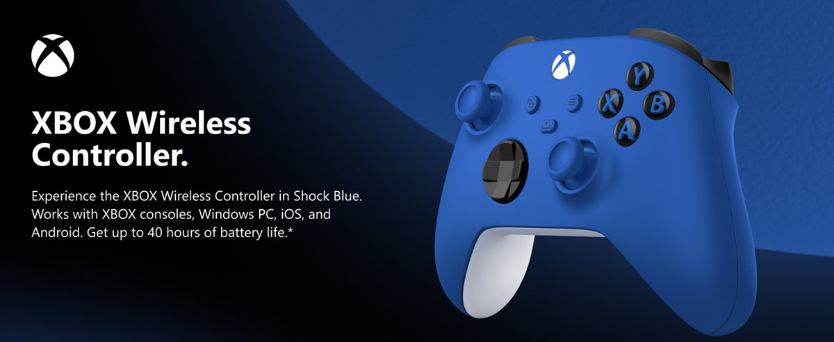 Xbox Wireless Controller Shock Blue