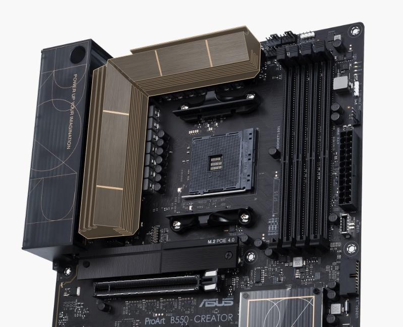 マザーボード ASUS ProArt B550-CREATOR Ryzen7 5700G Refurbished: ASUS ProArt B550-CREATOR AM4 ATX AMD Motherboard AMD
