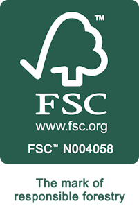 FSC logo (FSC N004058), The mark of responsible forestry