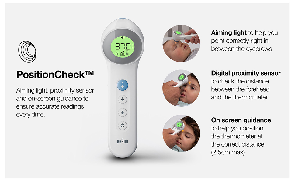 Braun Thermometer No Touch + Forehead Thermoscan (BNT400)