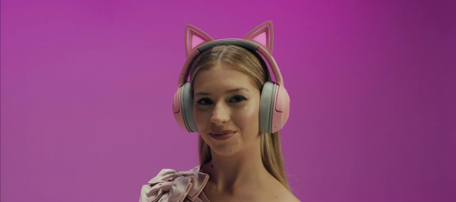 Hello Kitty Ears Headphone Razer Kitty Kitty Ears Kraken