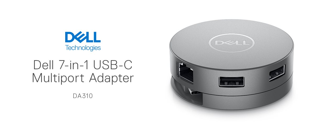DELL DA310 - DELL Pro 7-in-1 USB-C Travel Hub - DA310