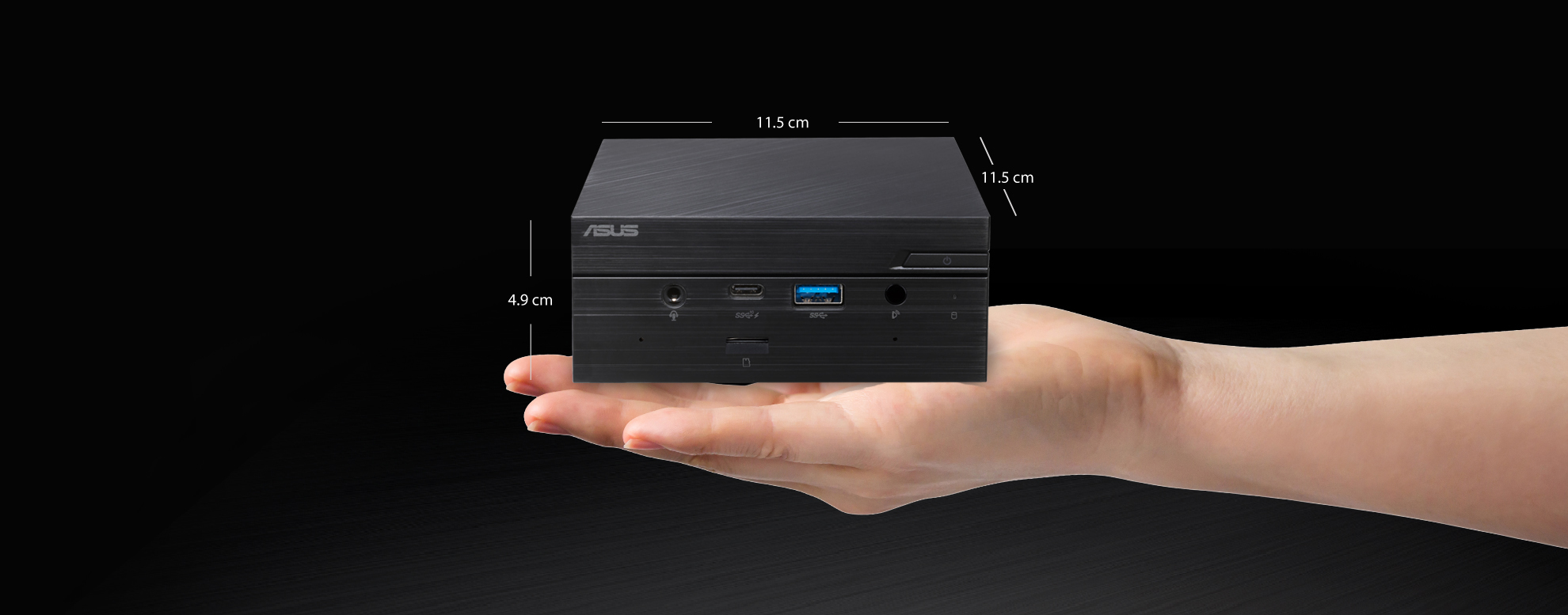 ASUS PN62 MiniPC with Intel Core i5-10210U, 8 GB RAM, M.2 256 GB