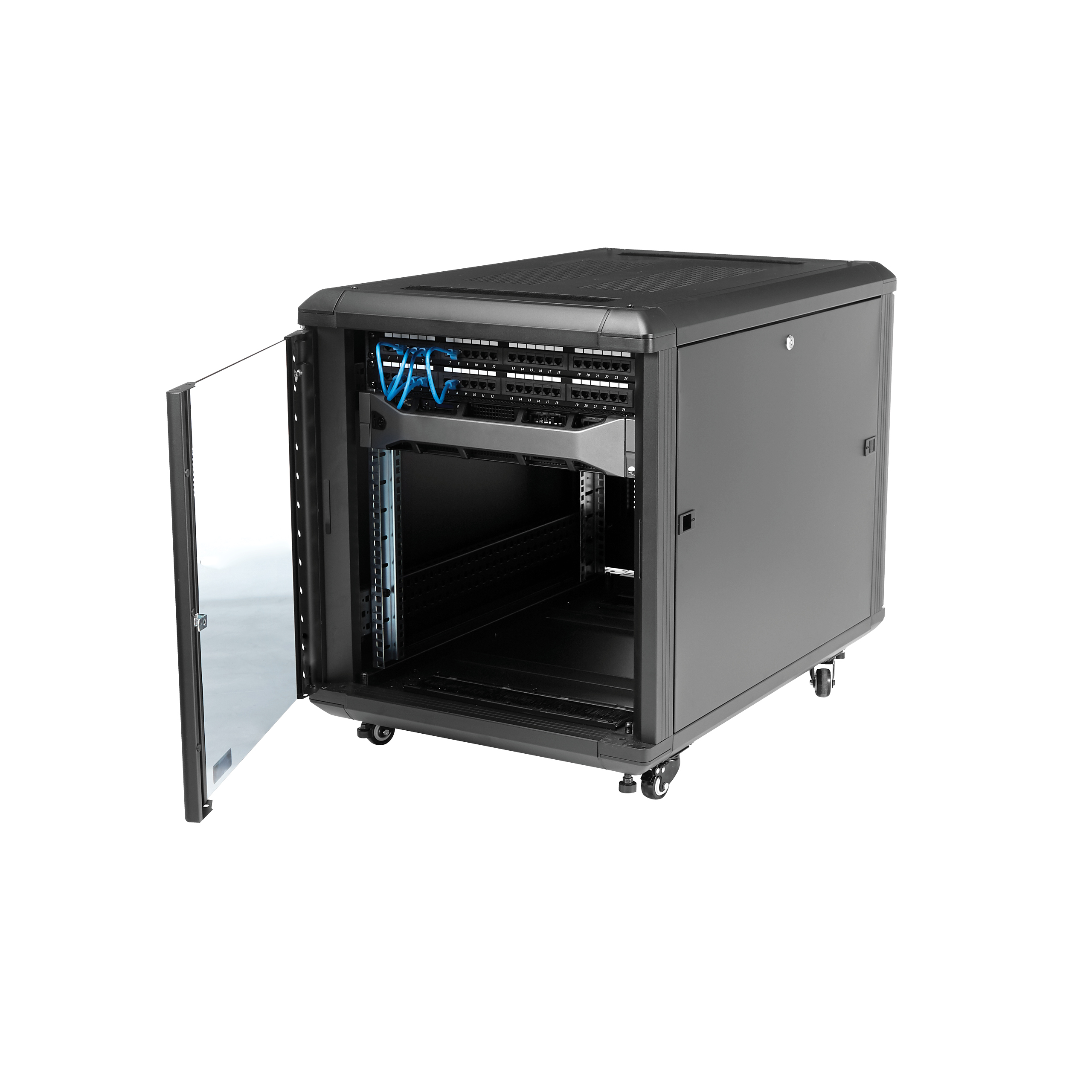 Product 12U AV Rack Network Rack with Glass