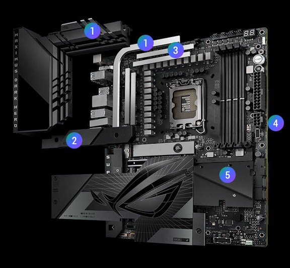 Open Box: ASUS ROG Maximus Z790 Dark Hero (WiFi 7) LGA 1700(14th