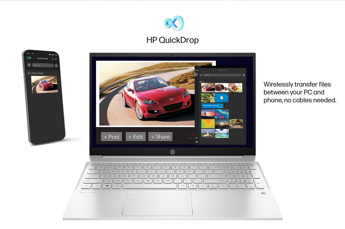 HP Pavilion 15.6 Touchscreen Laptop - 13th Gen Intel Core i7-1355U -  GeForce MX550 - 1080p - Windows 11 Professional