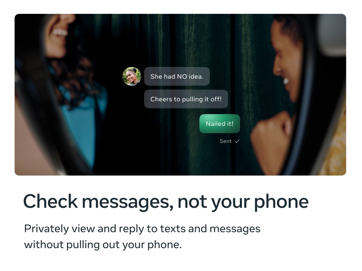 Check messages, not your phone