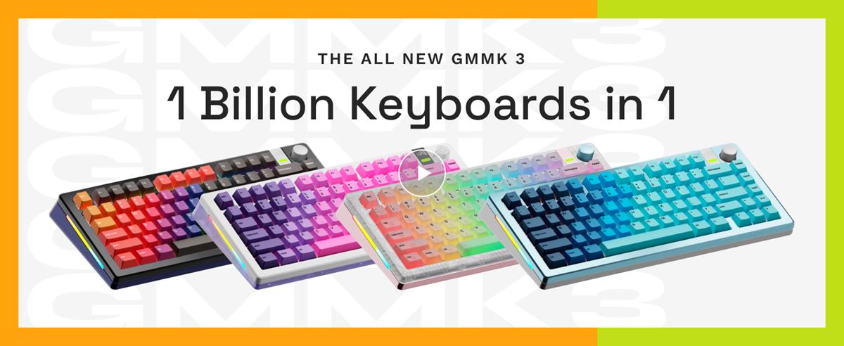 Glorious GMMK 3 PRO 75% Wired Mechanical Linear Switch Gaming