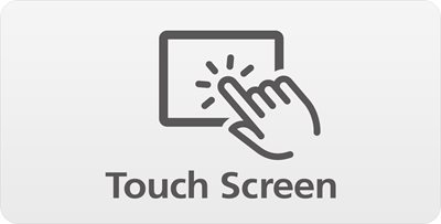 Easy-to-use 7.5 cm (3”) touch screen