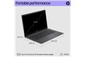 slide 4 of 8, zoom in, hp chromebook 14" laptop