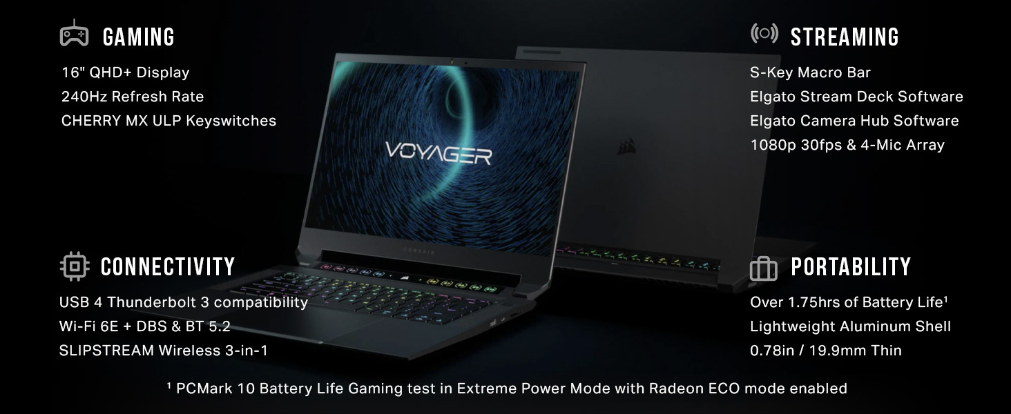 Corsair CN-9000004-NA Gaming Laptop AMD Ryzen 9 6900HS 3.30 GHz 16.0"  Windows 11 Home 64-bit - Newegg.com