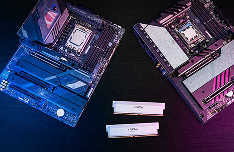 Crucial, DDR5 Desktop Memory, 32GB (2 x 16GB) 6000MHz