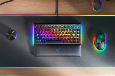 Razer BlackWidow V4 75% Wired Mechanical Orange Switch Gaming