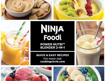 Ninja Foodi Power Nutri Blender [CB100UK] 2-in-1 with Smart Torque &  Auto-iQ 622356236768