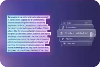 Rewrite with a click.
