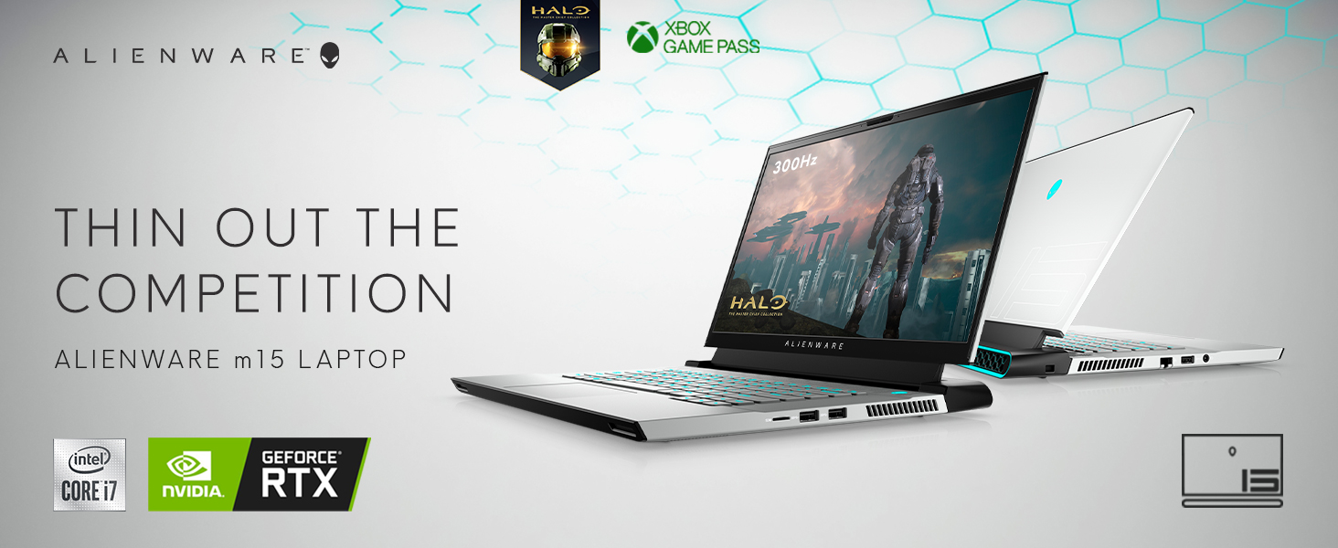 Used Good: Alienware m15 R4 RTX 3070 Gaming Laptop Full HD (FHD