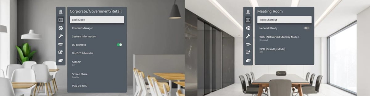 50” UR640S Series UHD Signage TV Menu Setup