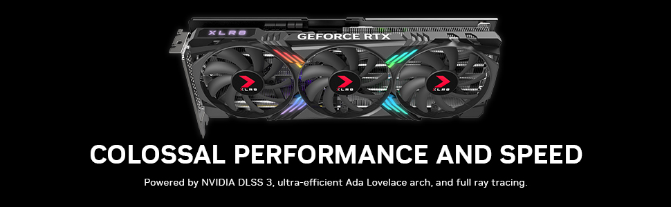 PNY GeForce RTX 4070 SUPER 12GB XLR8 Gaming VERTO EPIC-X RGB Overclocked Triple Fan DLSS 3
