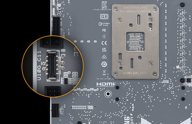 Front USB 10 Gbps Typ-C®