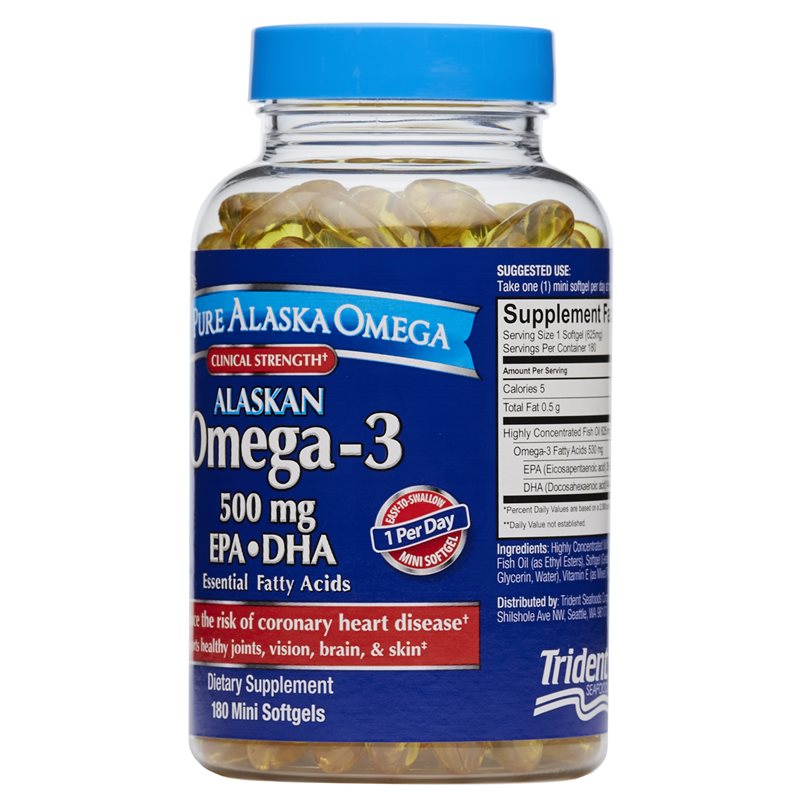 360 degree images of the Pure Alaska Omega Clinical Strength Alaskan Omega-3 dietary supplement product bottle 4