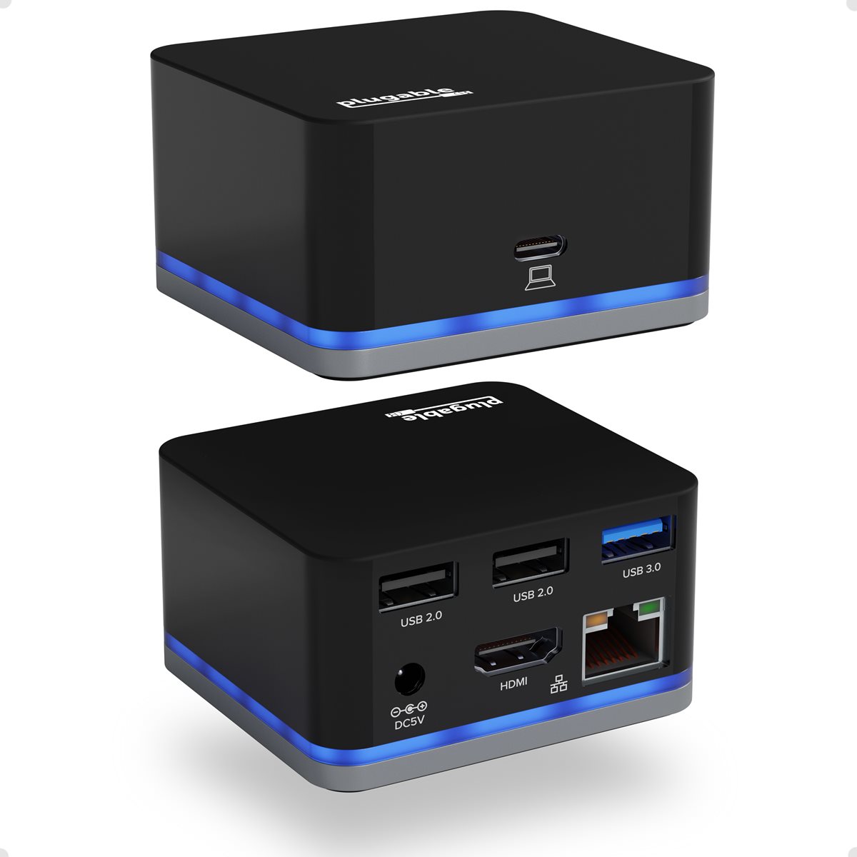 Plugable USB C Triple Display Docking Station with Laptop Charging, for  Thunderbolt, USB4, or USB C Systems, Compatible with Windows, macOS,  ChromeOS