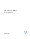 Dell E2724HS Monitor Brugervejledning