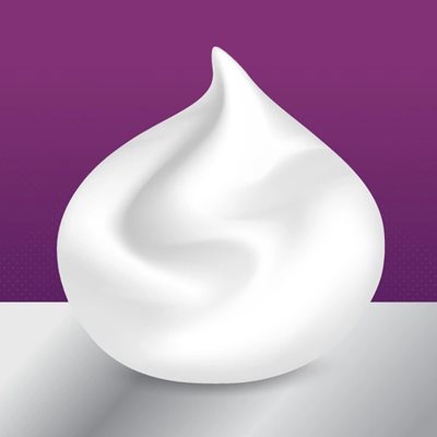 white foam